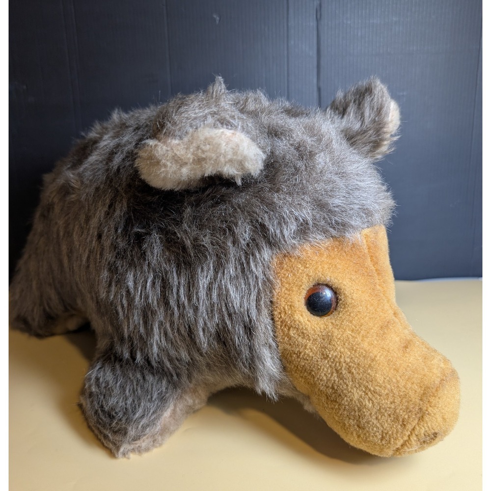 Vintage Anteater Aardvark Plush Stuffed Animal Toy Large Snout 16"